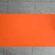 Desserte vintage orange métal perforé