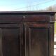 Sideboard 2 doors 1 drawers in blackened wooden support height
