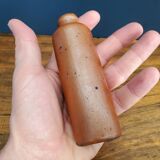 Petite bouteille en grès vase soliflore