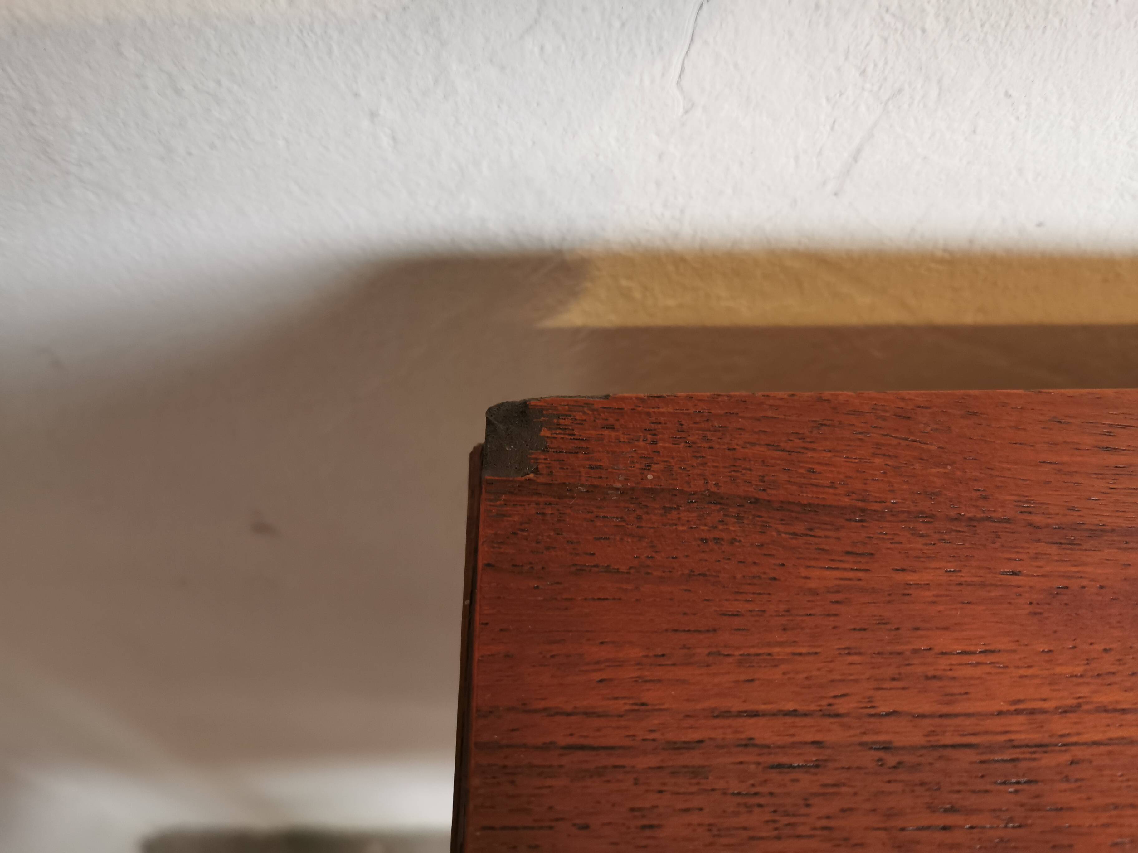 Small teak and metal sideboard, 70s