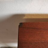 Small teak and metal sideboard, 70s