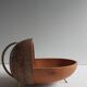 Aldo Tura 50's wooden hollow cut