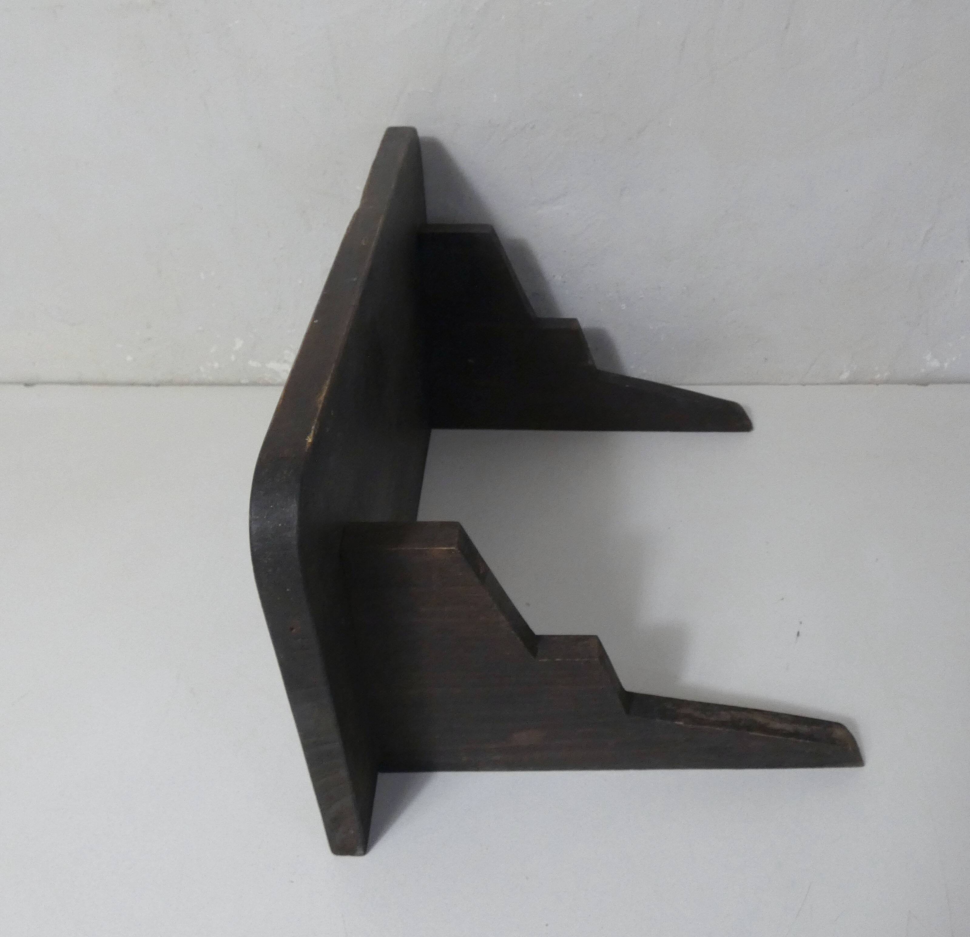 wooden shelf