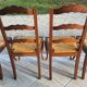 Suite of 6 Louis XV-style mulched chairs