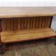 Iron and wood table, professional furniture