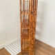 70's foldable bamboo shelf