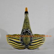 Earthenware basket, Manufacture Henriot Quimper – Mid-twentieth century