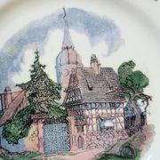 6 Small Dinner Plates Diameter 21 Cm Sarreguemines Obernai Loux