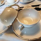 12 coffee cups with saucers Digoin Sarreguemines