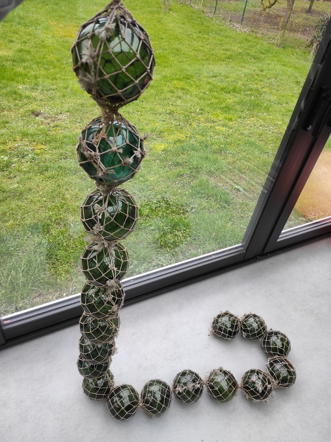 Fishermen's glass floats