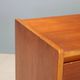 Commode vintage en teck à 3 tiroirs, design Italie, années 1960