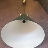 Suspension cônique en laiton, années 70