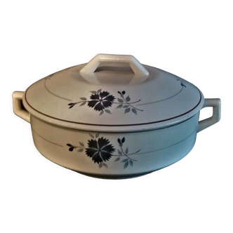 Earthenware tureen Moulin des loups Orchies model Prisca 50s