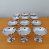 Rémy Letang stainless steel ice cream cups, set of 12