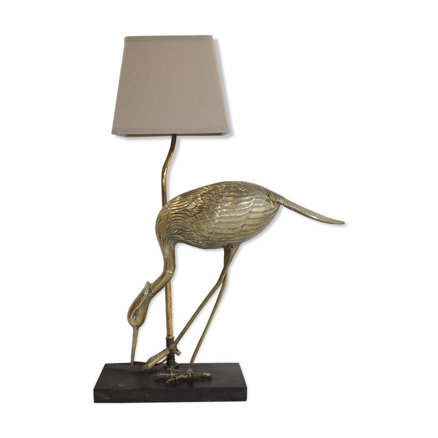 Ibis model table lamp /brass/vintage /1970