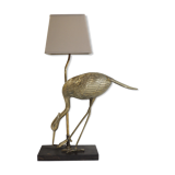 Lampe de table model Ibis laiton vintage 1970