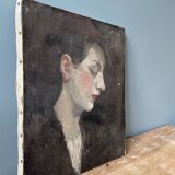 Old portrait painting