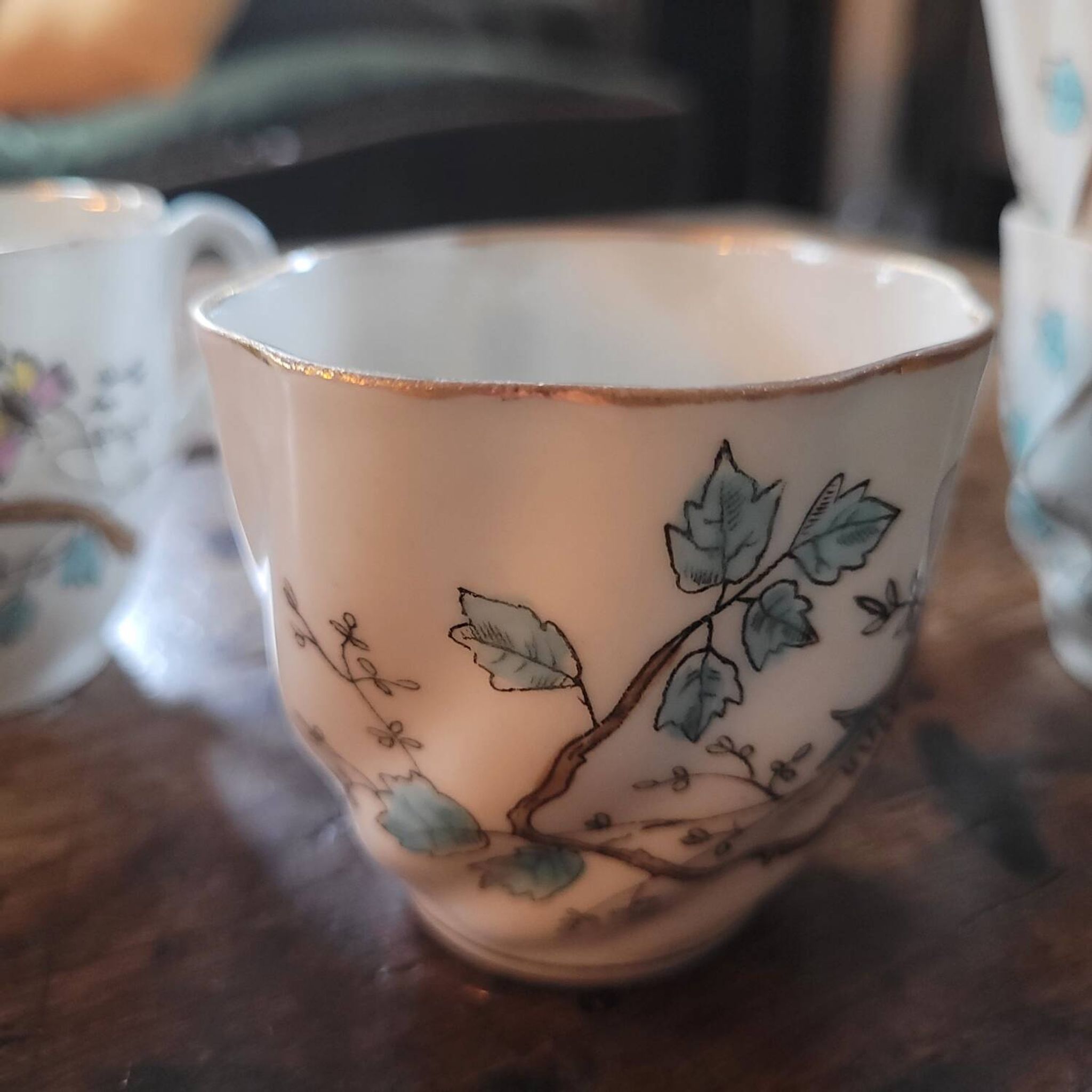 Four antique cups – late 19th century, circa 1880–1900