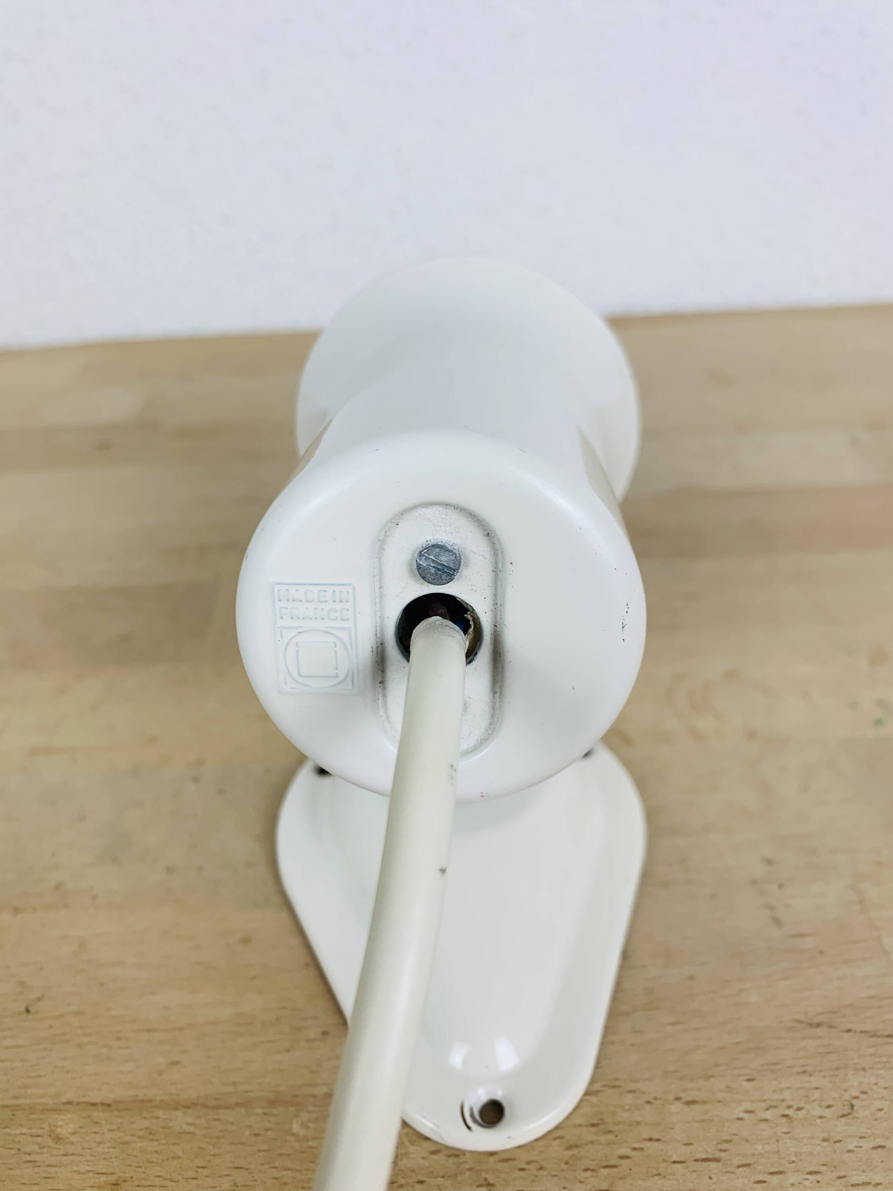 Lita vintage white metal spotlight wall light