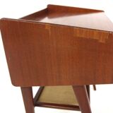2 Scandinavian mahogany bedside tables, Sweden, 1960