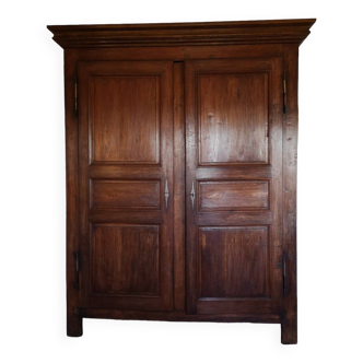 Very old walnut wardrobe