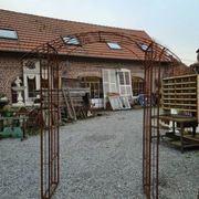 Arche de jardin en fer forgé