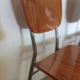 Set of 2 chairs in formica vintage