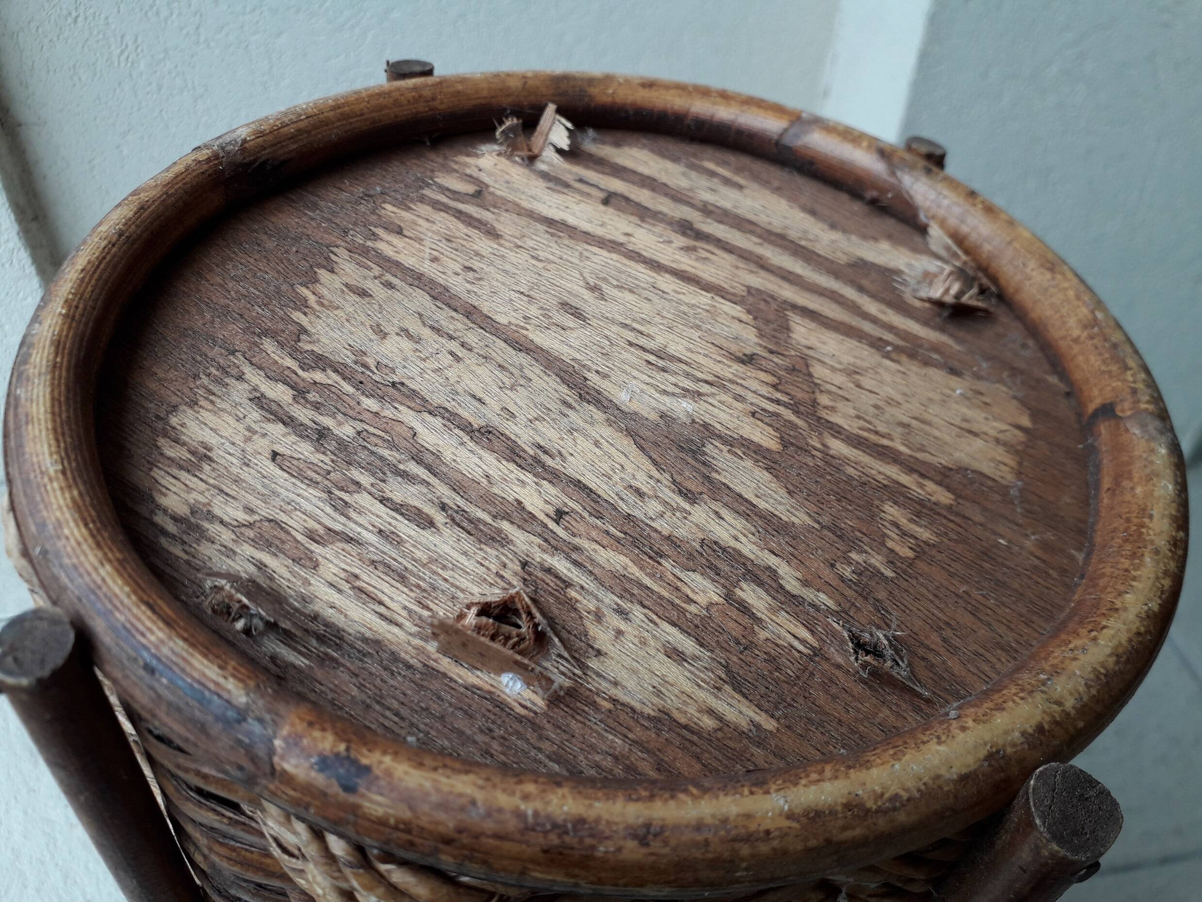 Rattan umbrella stand