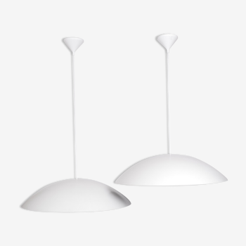 Two Large Pendant Lamps Claus Bonderup and Torsten Thorup 1975 Denmark