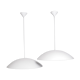 Two Large Pendant Lamps Claus Bonderup and Torsten Thorup 1975 Denmark