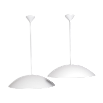 Two Large Pendant Lamps Claus Bonderup and Torsten Thorup 1975 Denmark