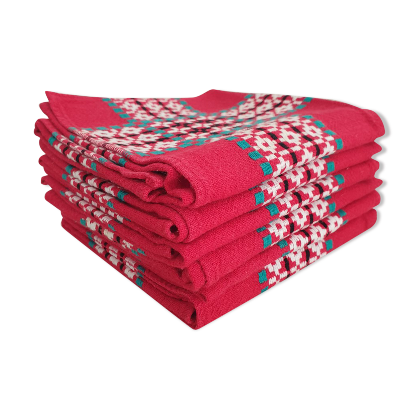 Set of six vintage napkins