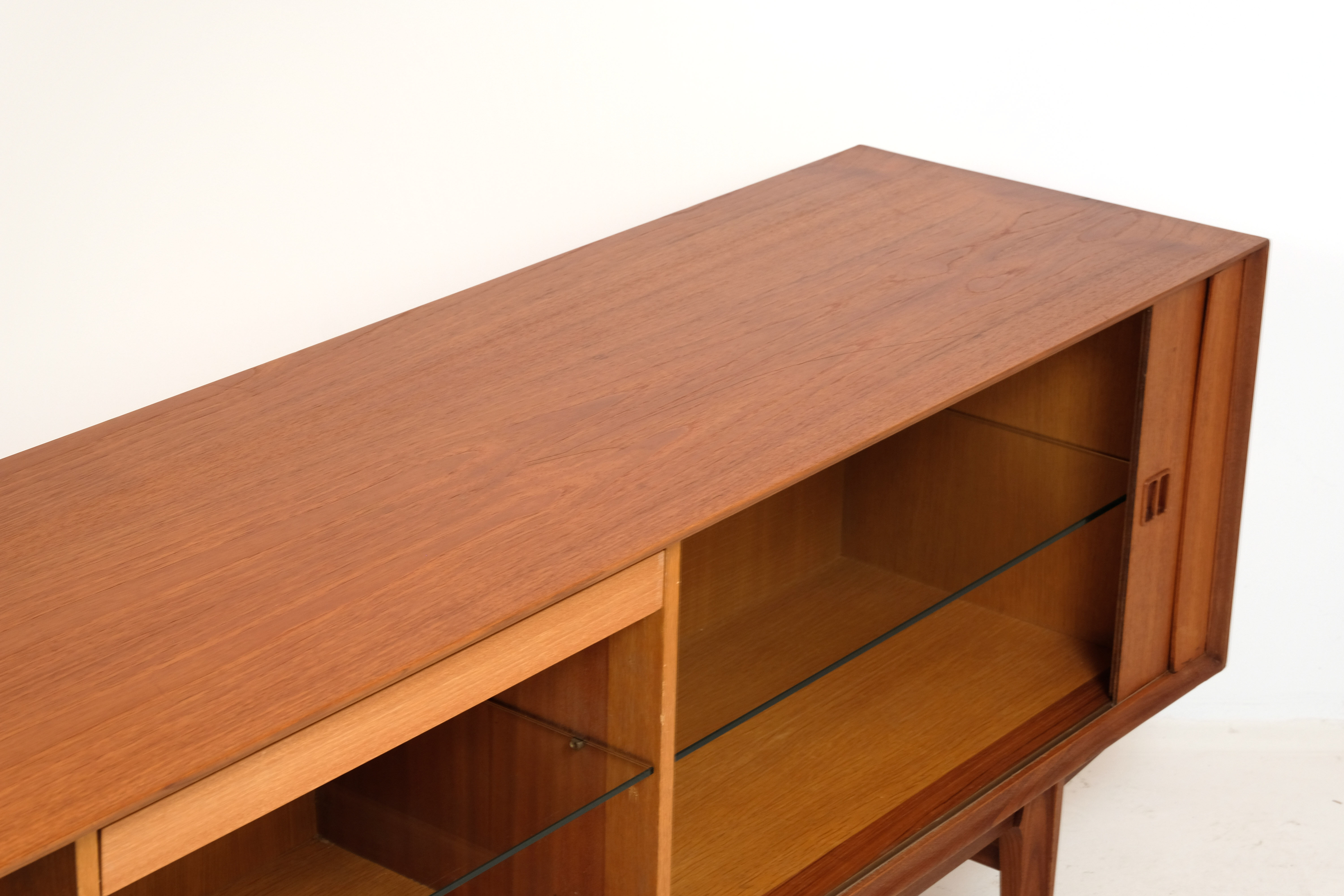 Enfilade Drum teak by Oswald Vermaercke for V Form 1960's