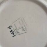 Tray, plate and 8 liqueur cups in ceramic from St Jean de Bretagne vintage 1950/60