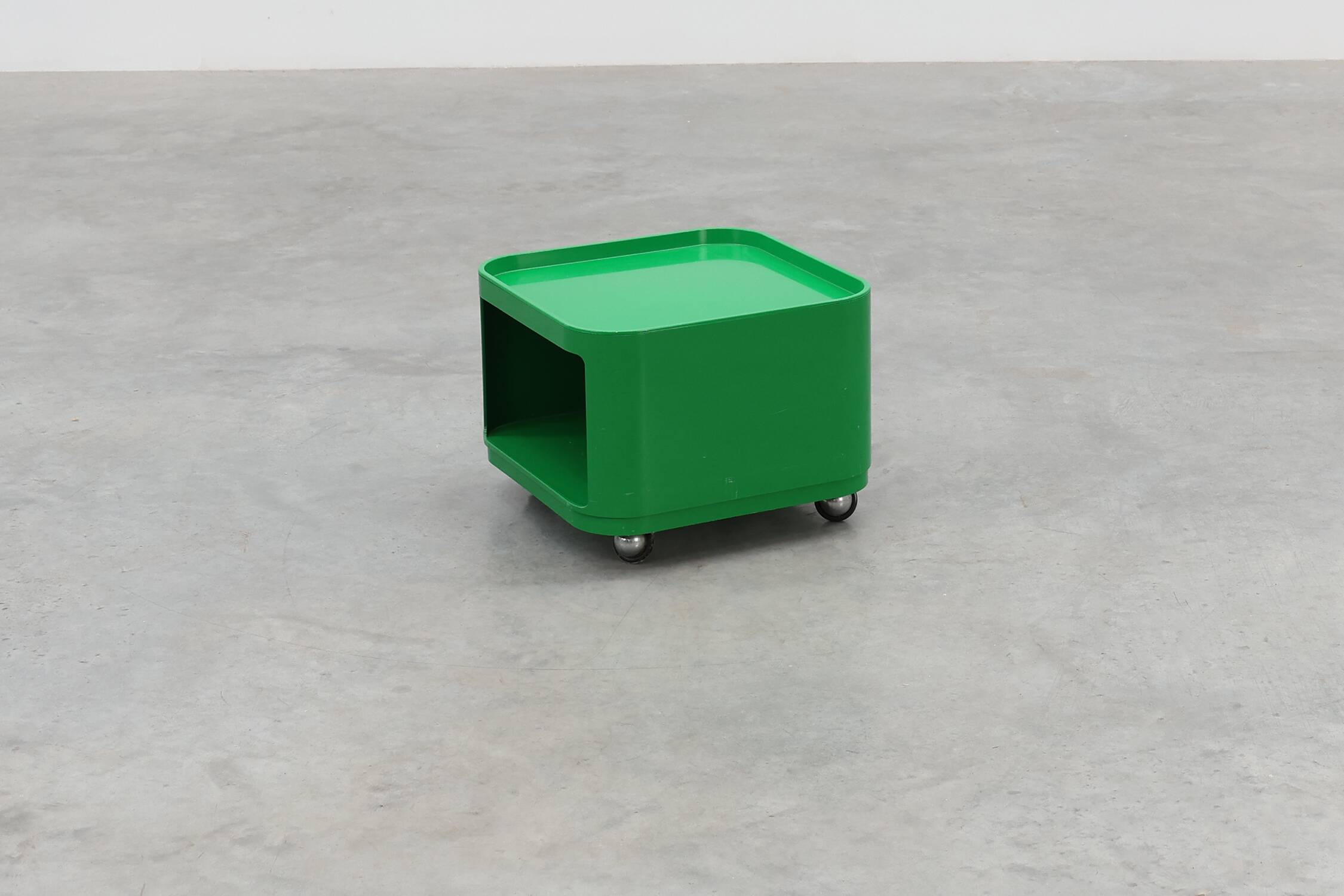 Unité de rangement verte Kartell Modèle 4970 par Anna Castelli Ferrieri, Italie 1970