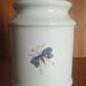 Olive pot decoration Blue moustiers in faience of Desvres GF Fourmaintraux
