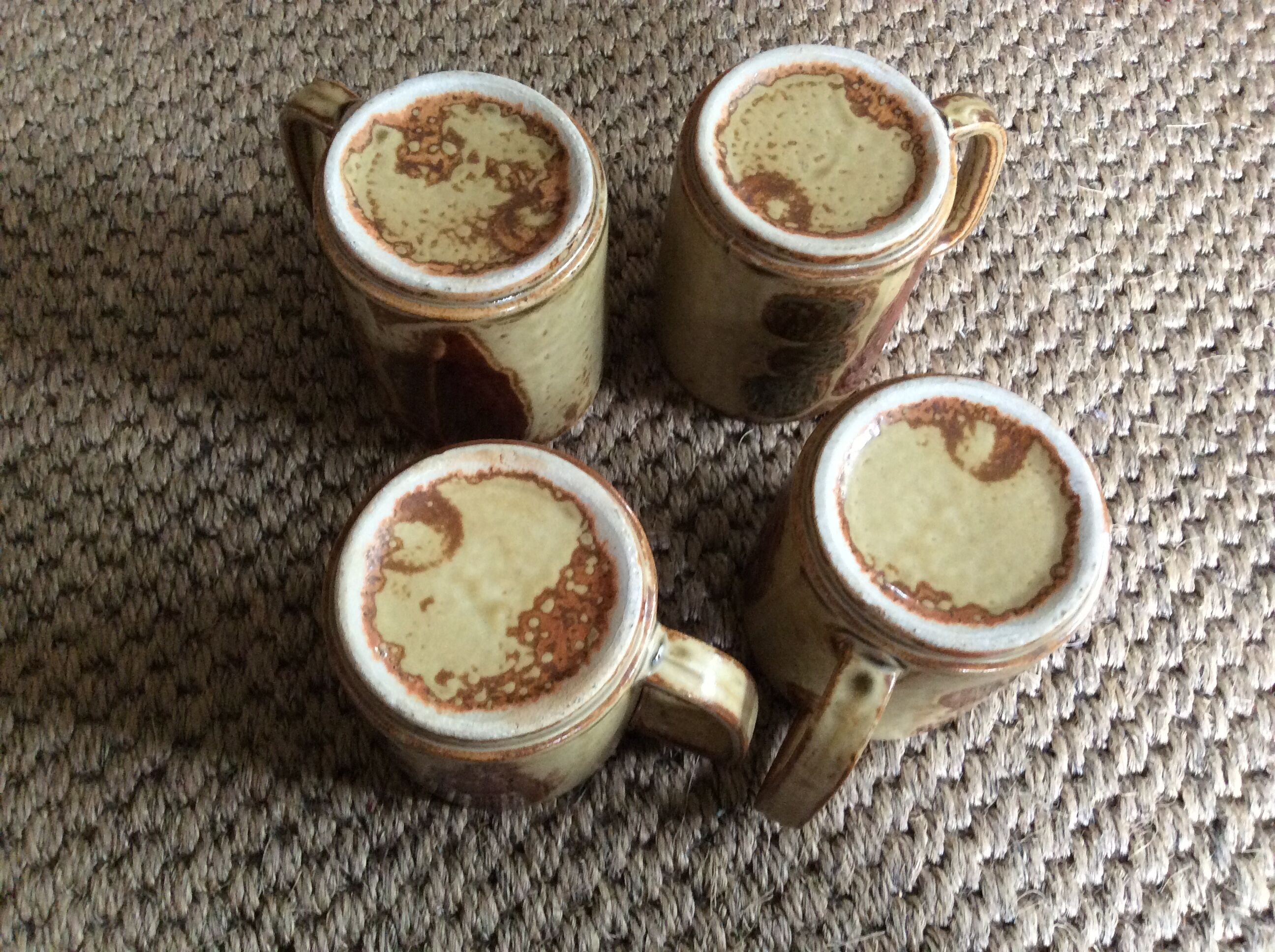 Série de 4 mugs