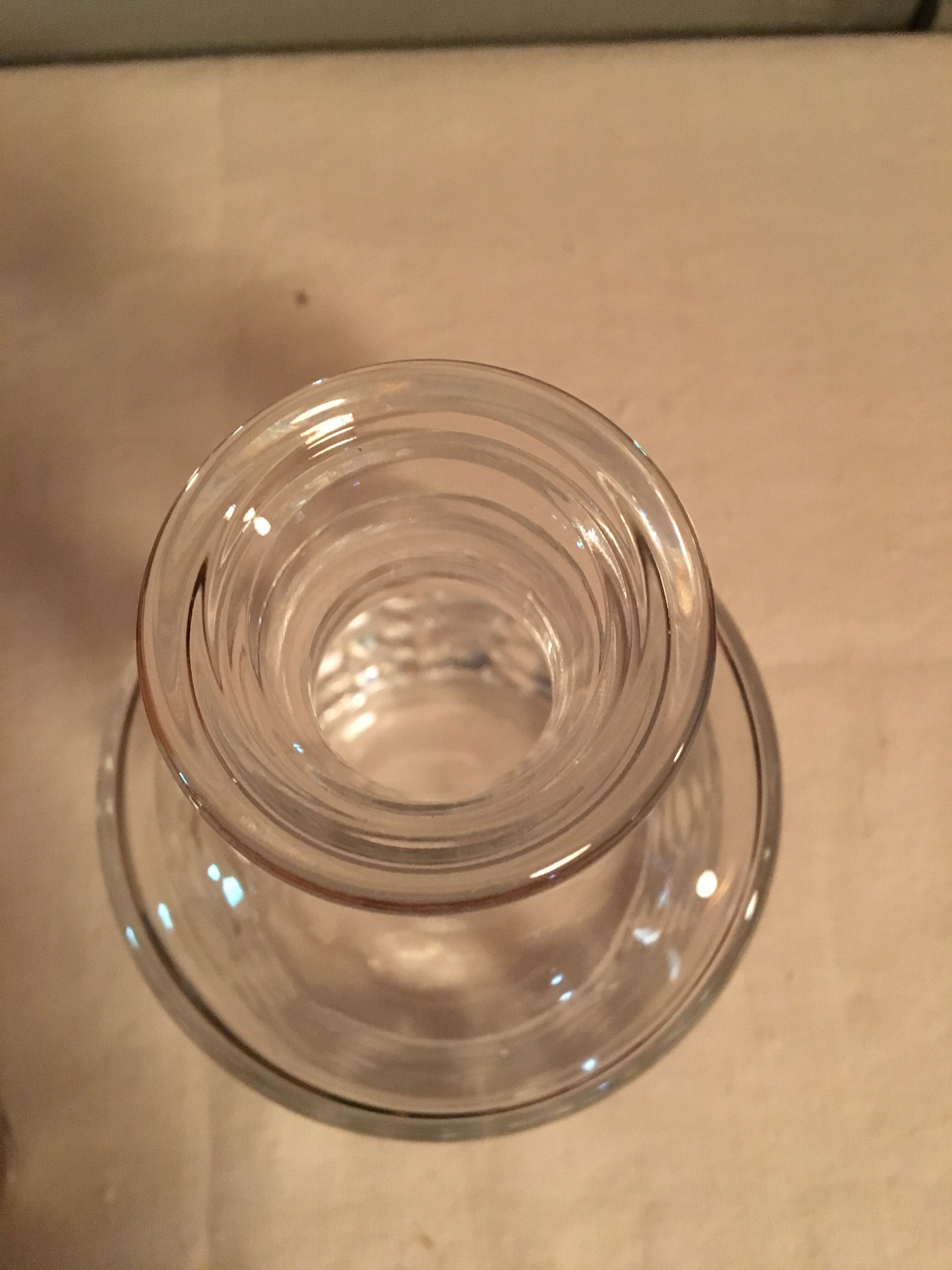 Crystal whisky carafe