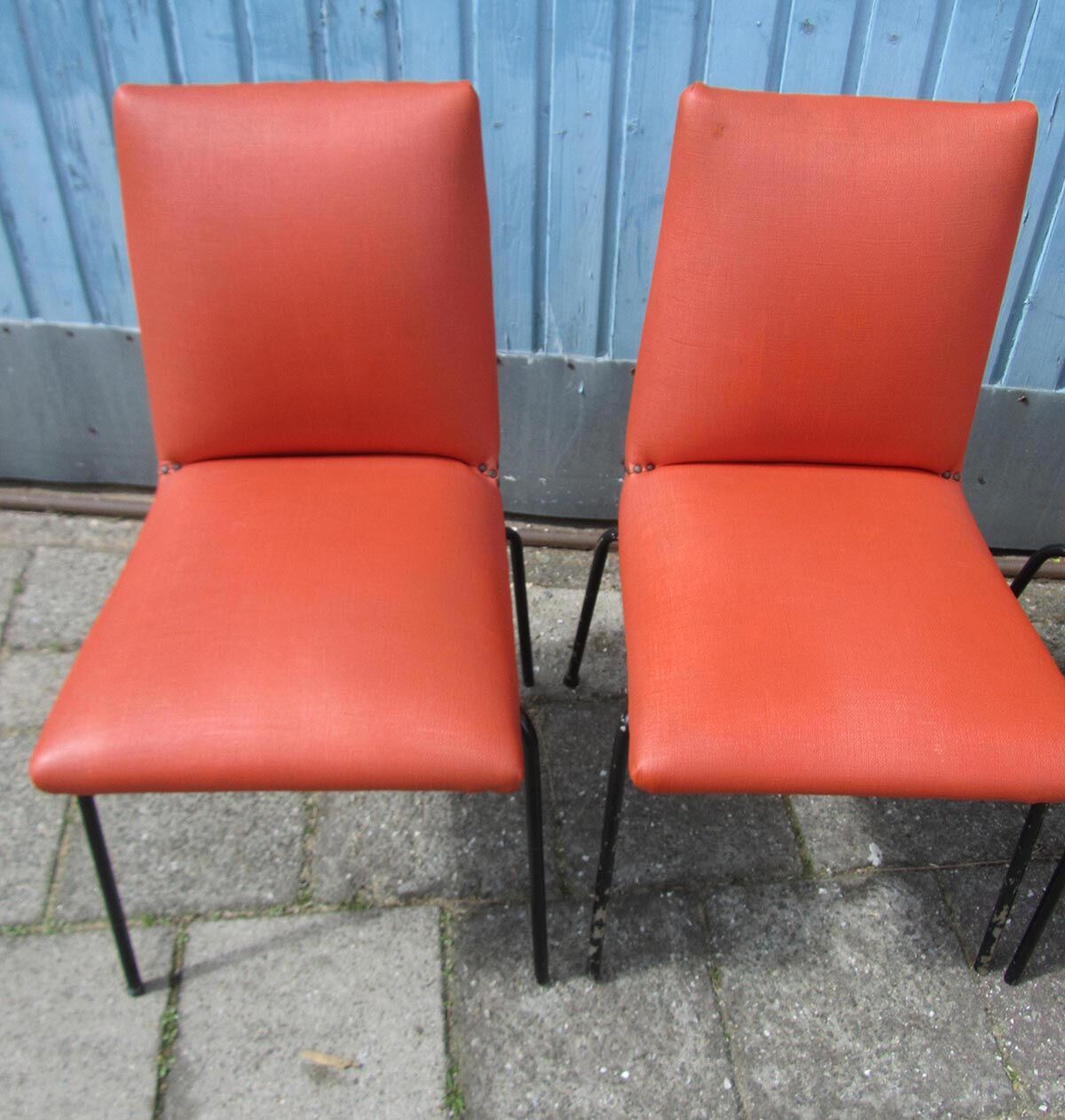Set of 4 chairs by Pierre Guariche for Meurop 1960