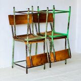 Vintage  School Chairs, set of 4