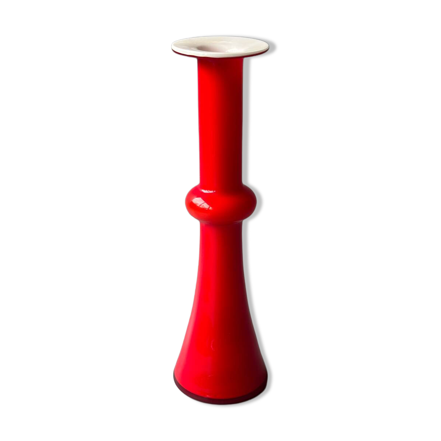 Vase verre soufflé Kastrup Holmegaard, Danemark,1960