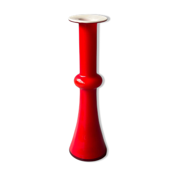 Blown glass vase Kastrup Holmegaard, Denmark, 1960