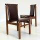 Set of Tapiovaara dining chairs by La Permanente Cantù