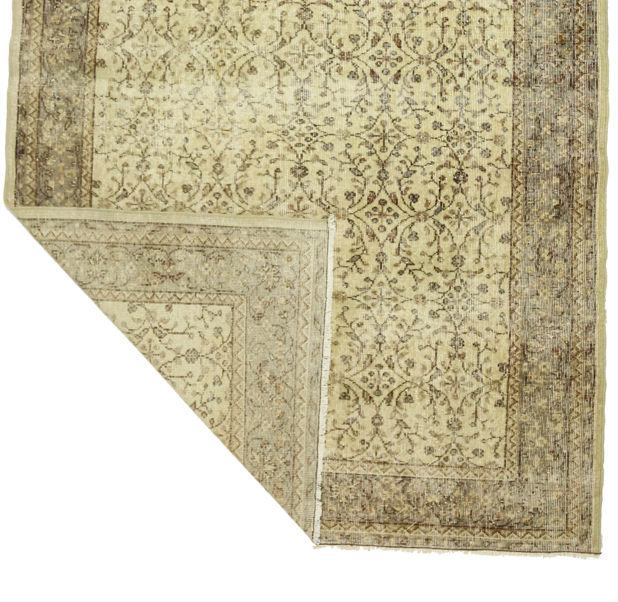 Anatolian handmade vintage rug 243 cm x 159 cm