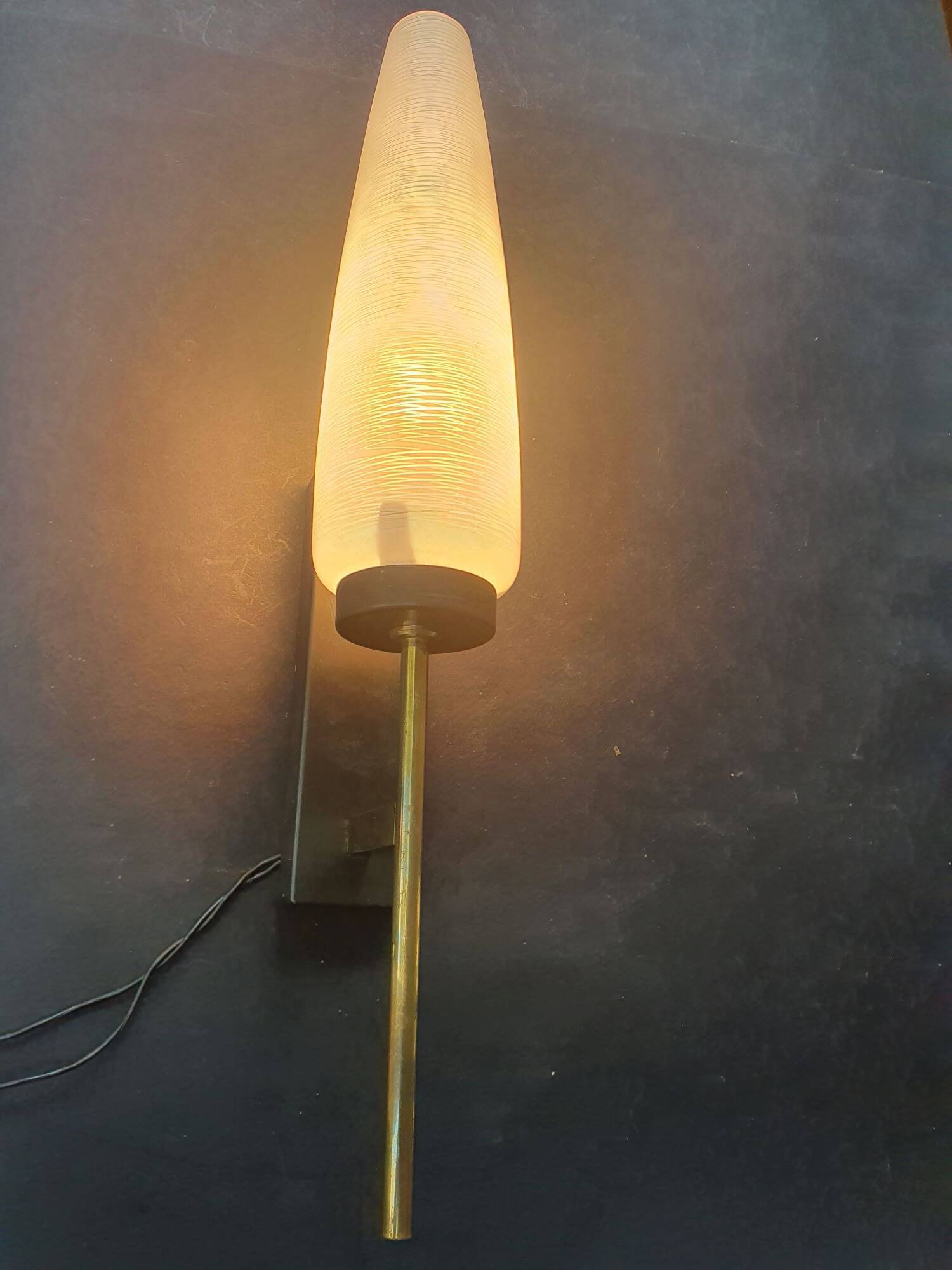 Pair of Lunel wall sconces from the 1950s.