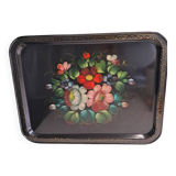 Painted sheet metal tray
