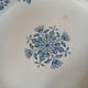 5 old flat plates in Sarreguemines ironstone