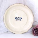 Decorative plate from Salins France decor Heugue 25.5 cm