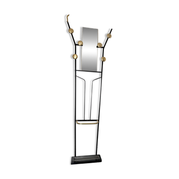 Vintage gold coat rack