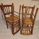 Set of 4 vintage bistro chairs